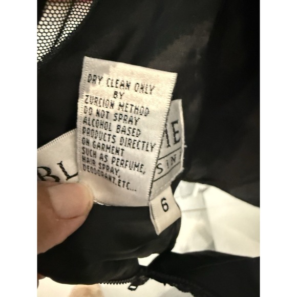 Black Tie‎ Oleg Casin Women's Black Long Sleeve Size 6 - Picture 9 of 13